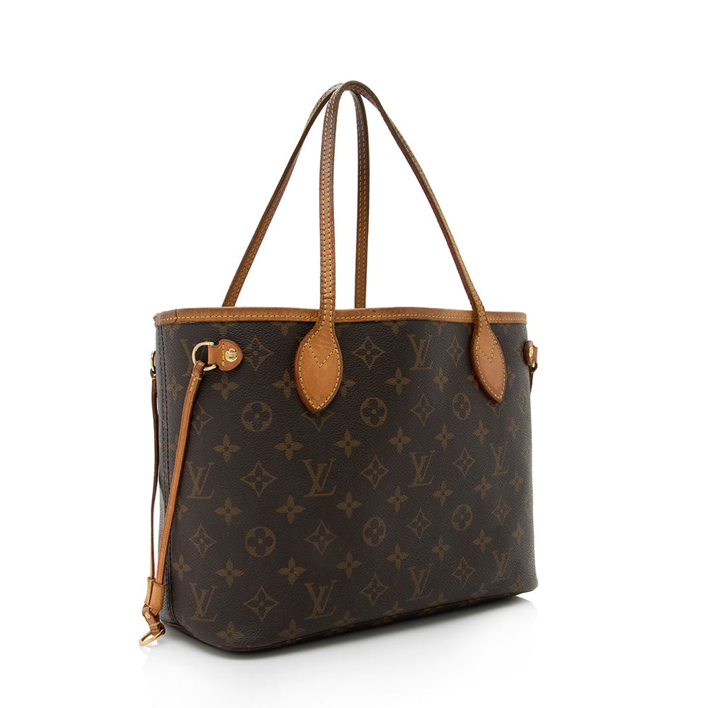 Louis Vuitton Monogram Canvas Neverfull PM Tote -  (SHF-18014)
