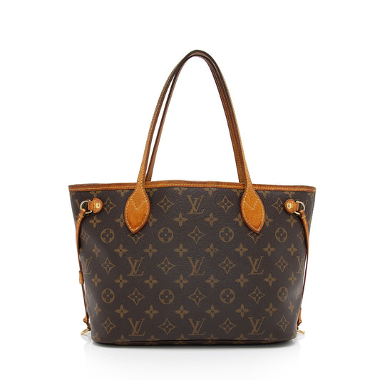 Louis Vuitton Monogram Canvas Neverfull PM Tote -  (SHF-45G3Rn)