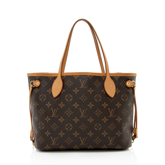 Louis Vuitton Monogram Canvas Neverfull PM Tote (SHF-19122)