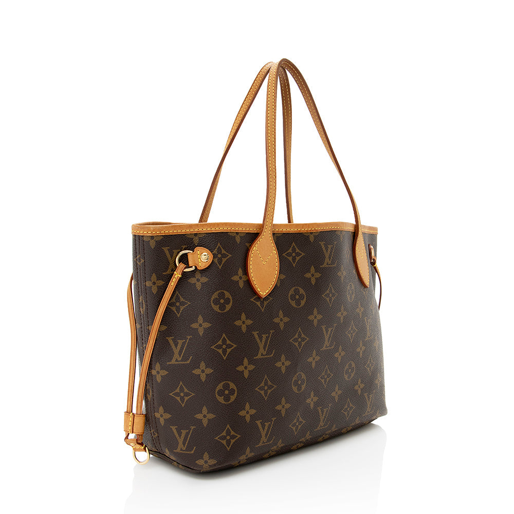 Louis Vuitton Monogram Canvas Neverfull PM Tote (SHF-19412)