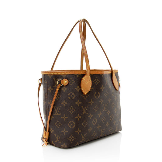 Louis Vuitton Monogram Canvas Neverfull PM Tote -  (SHF-19666)