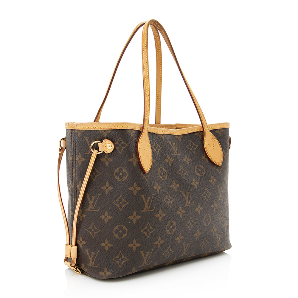 Louis Vuitton Monogram Canvas Neverfull PM Tote (SHF-20249)