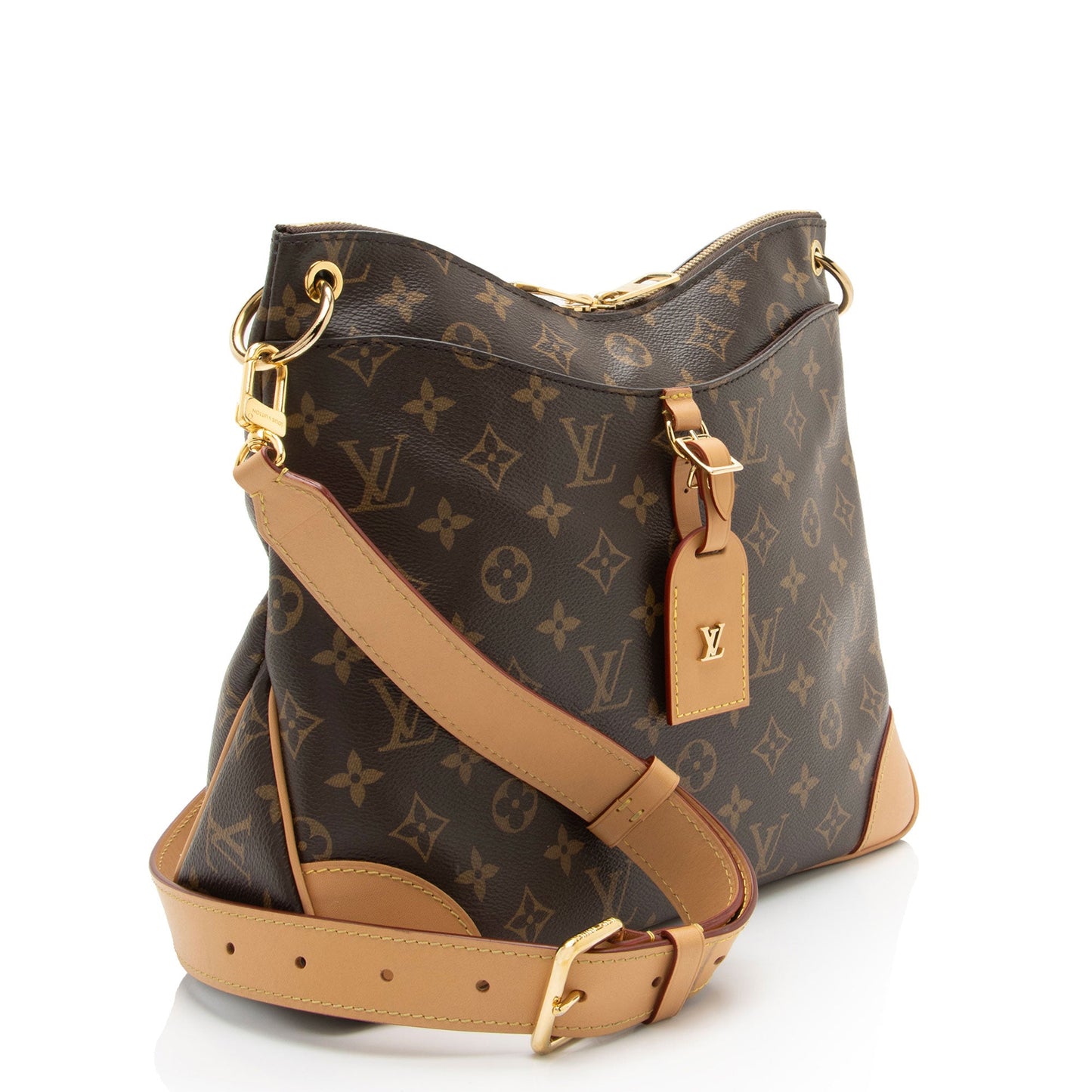 Louis Vuitton Monogram Canvas Odeon MM NM Shoulder Bag (SHF-7ZJiDn)