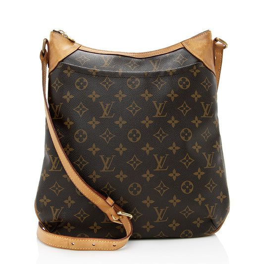 Louis Vuitton Monogram Canvas Odeon MM Shoulder Bag (SHF-18774)