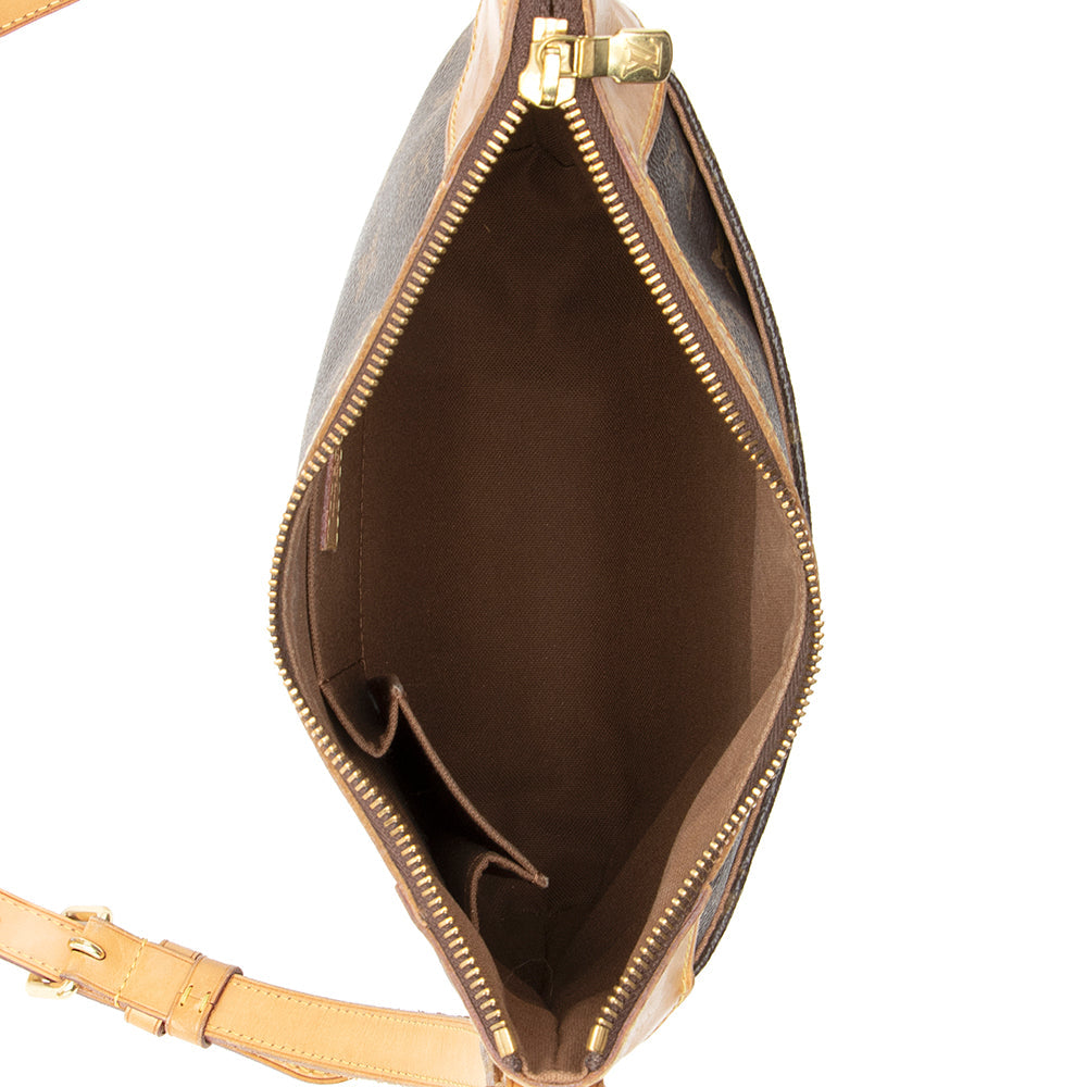 Louis Vuitton Monogram Canvas Odeon PM Shoulder Bag (SHF-21384)