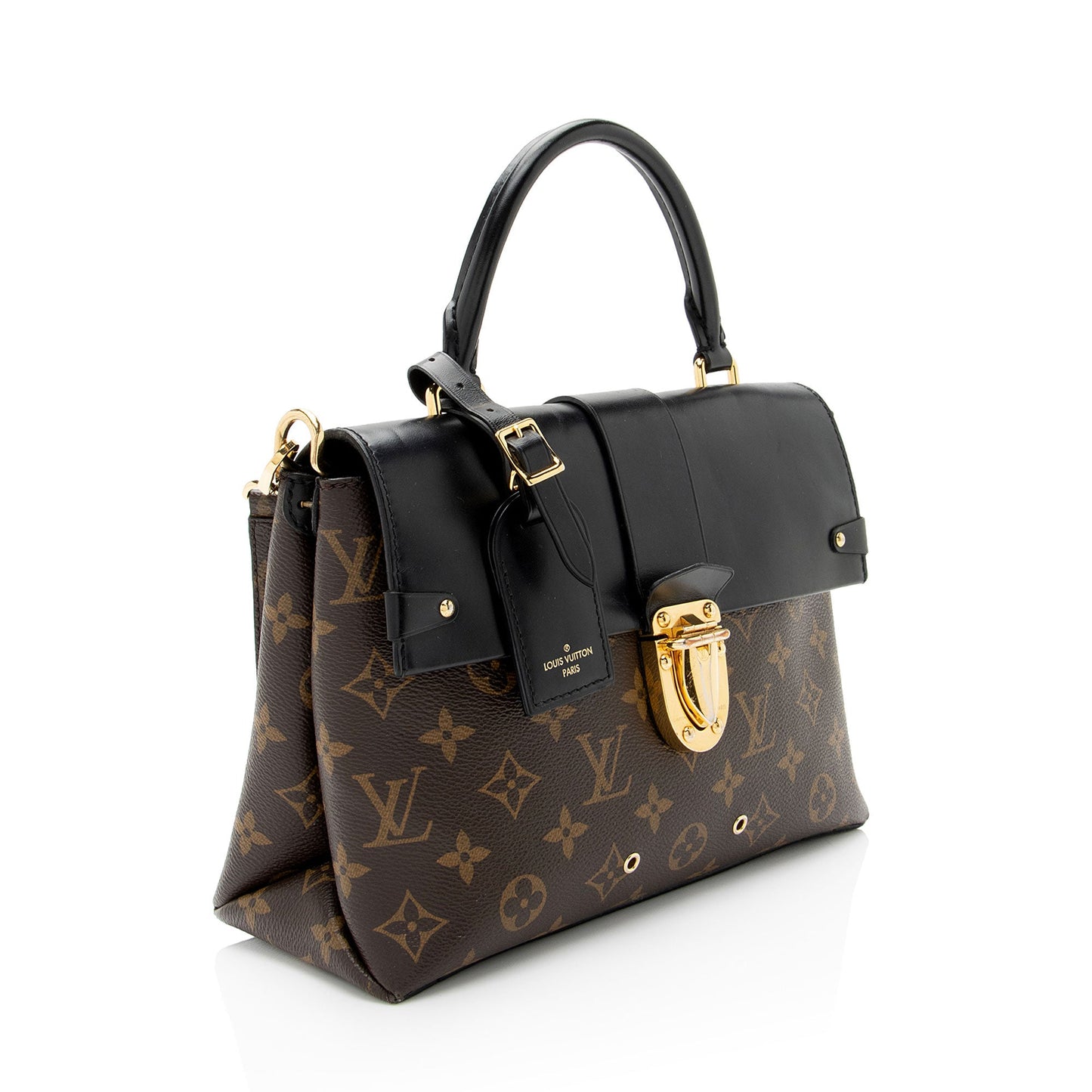 Louis Vuitton Monogram Canvas One Handle MM Flap Bag (SHF-OWbGjJ)