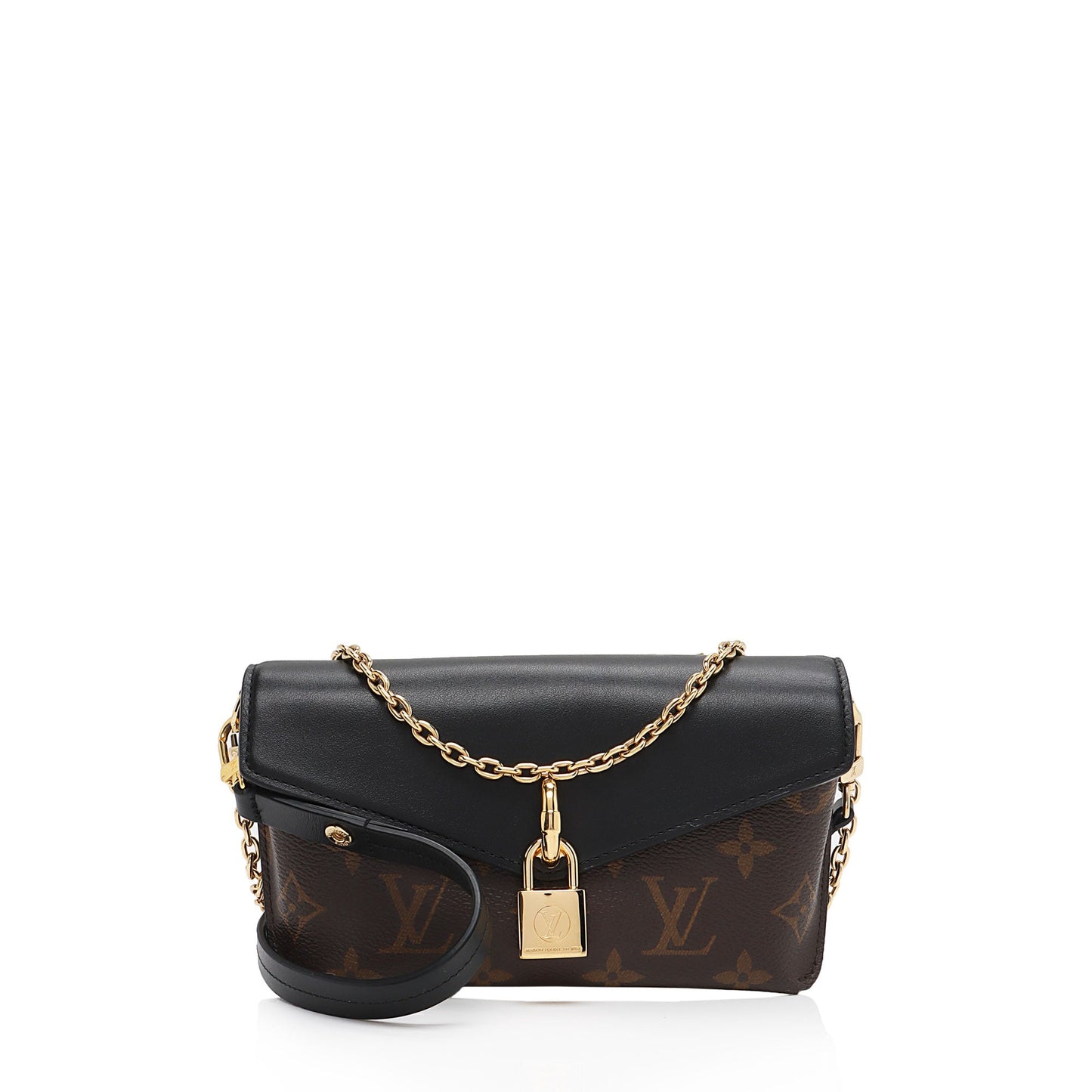 Louis Vuitton Monogram Canvas Padlock on Strap (SHF-Ss2gOb)