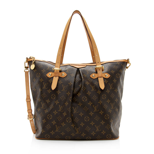 Louis Vuitton Monogram Canvas Palermo GM Tote -  (SHF-19890)