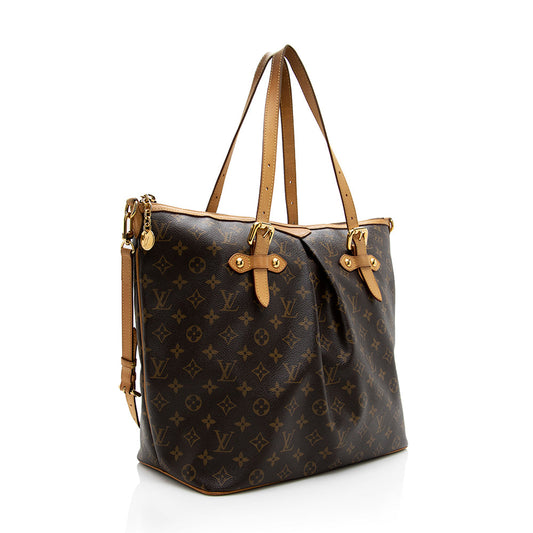 Louis Vuitton Monogram Canvas Palermo GM Tote (SHF-18516)