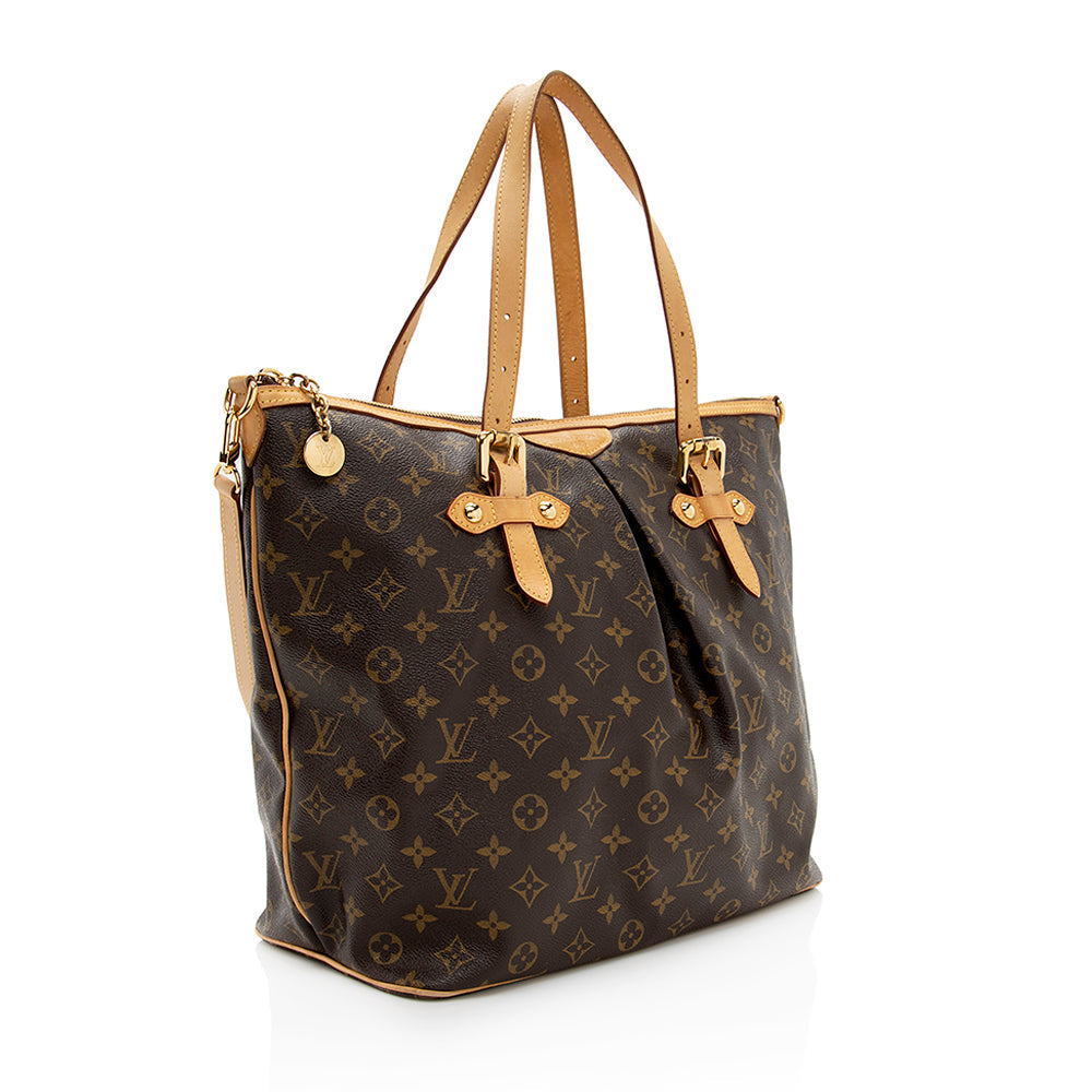 Louis Vuitton Monogram Canvas Palermo GM Tote (SHF-19683)