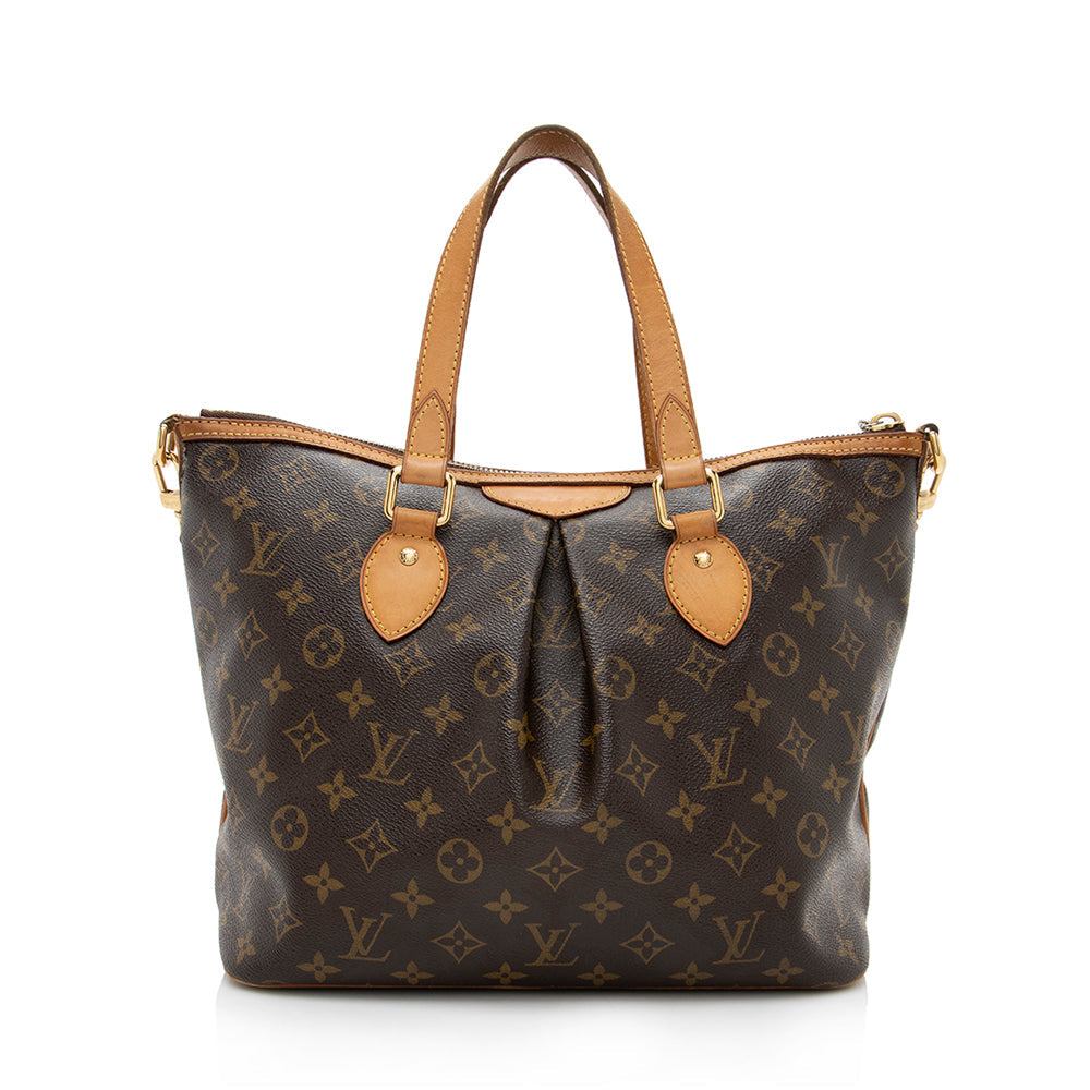 Louis Vuitton Monogram Canvas Palermo PM Tote -  (SHF-17546)