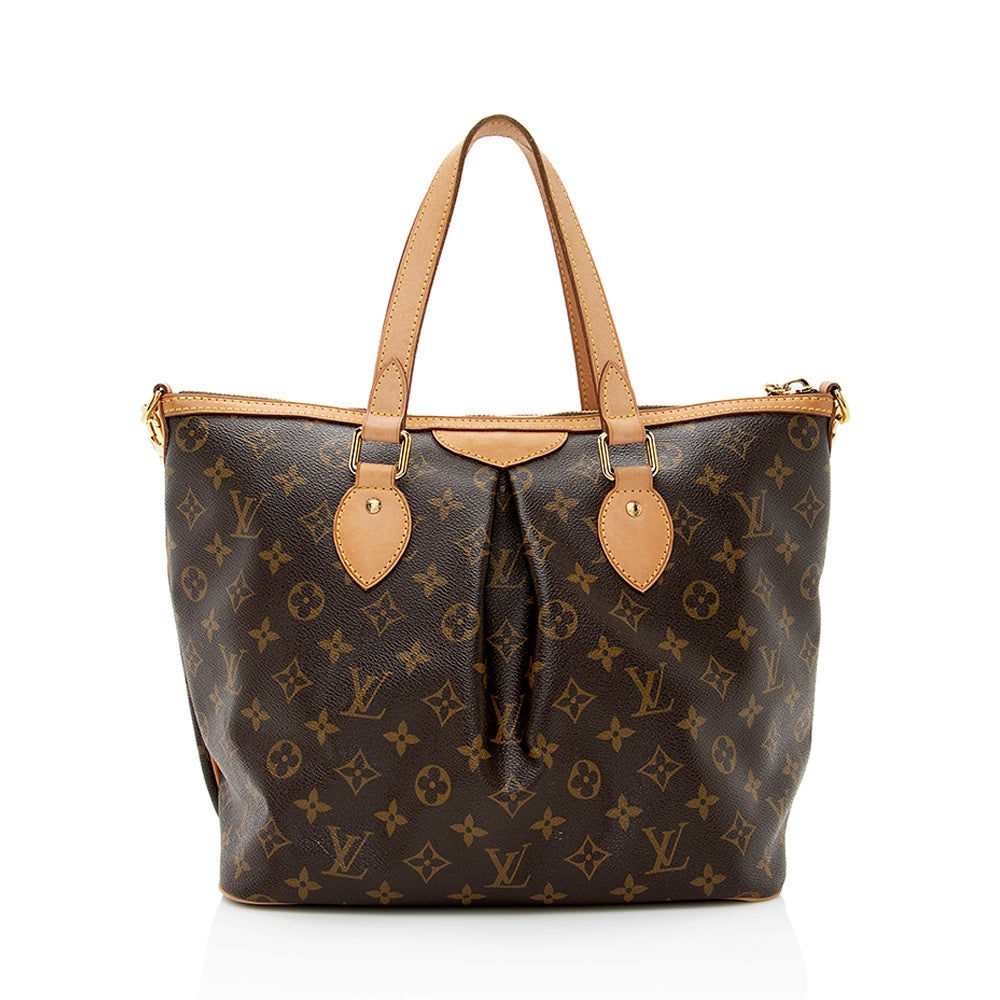 Louis Vuitton Monogram Canvas Palermo PM Tote -  (SHF-19427)