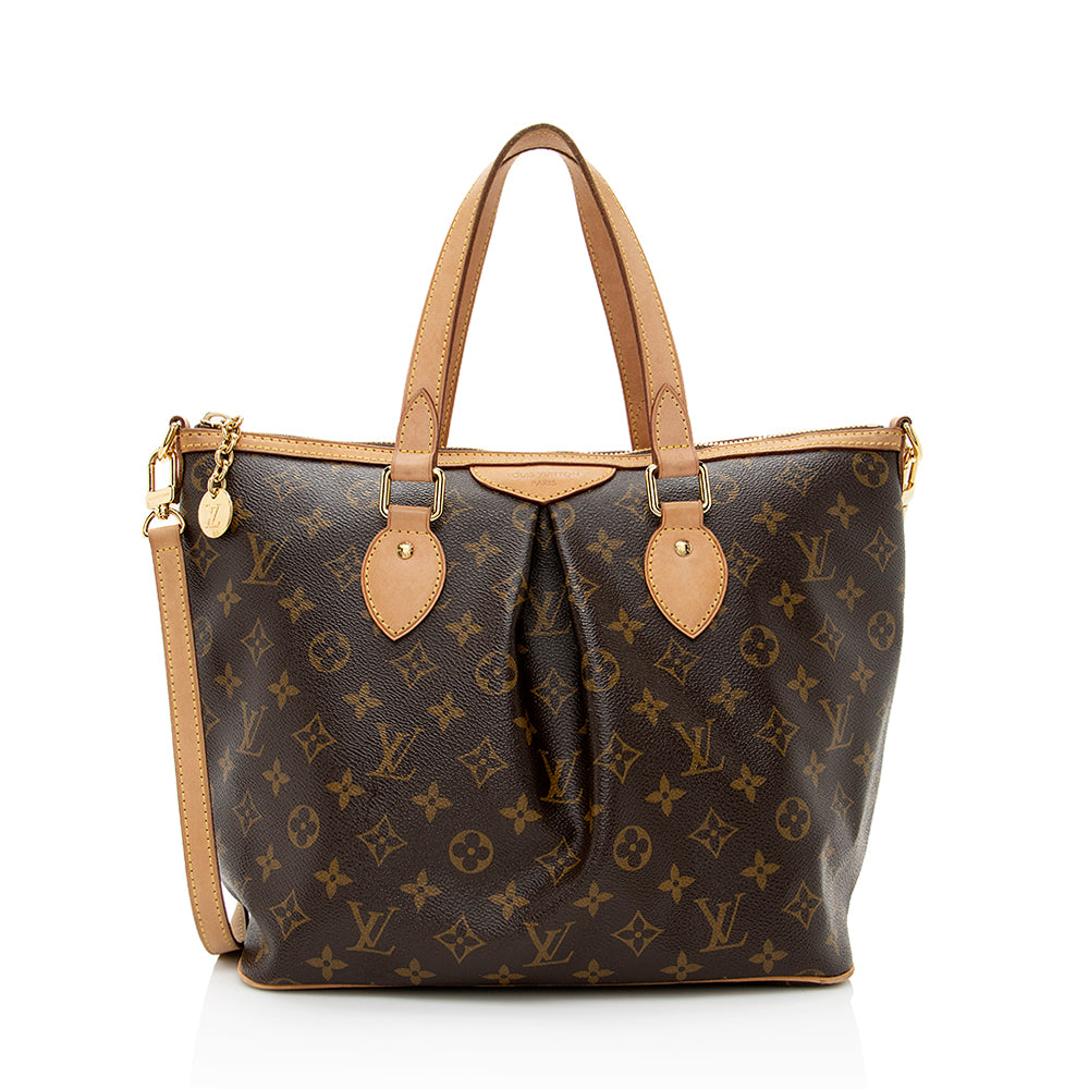 Louis Vuitton Monogram Canvas Palermo PM Tote -  (SHF-19427)