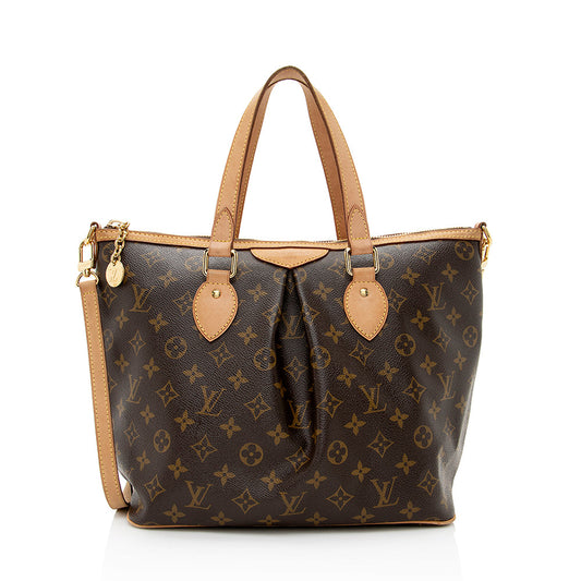 Louis Vuitton Monogram Canvas Palermo PM Tote -  (SHF-19427)