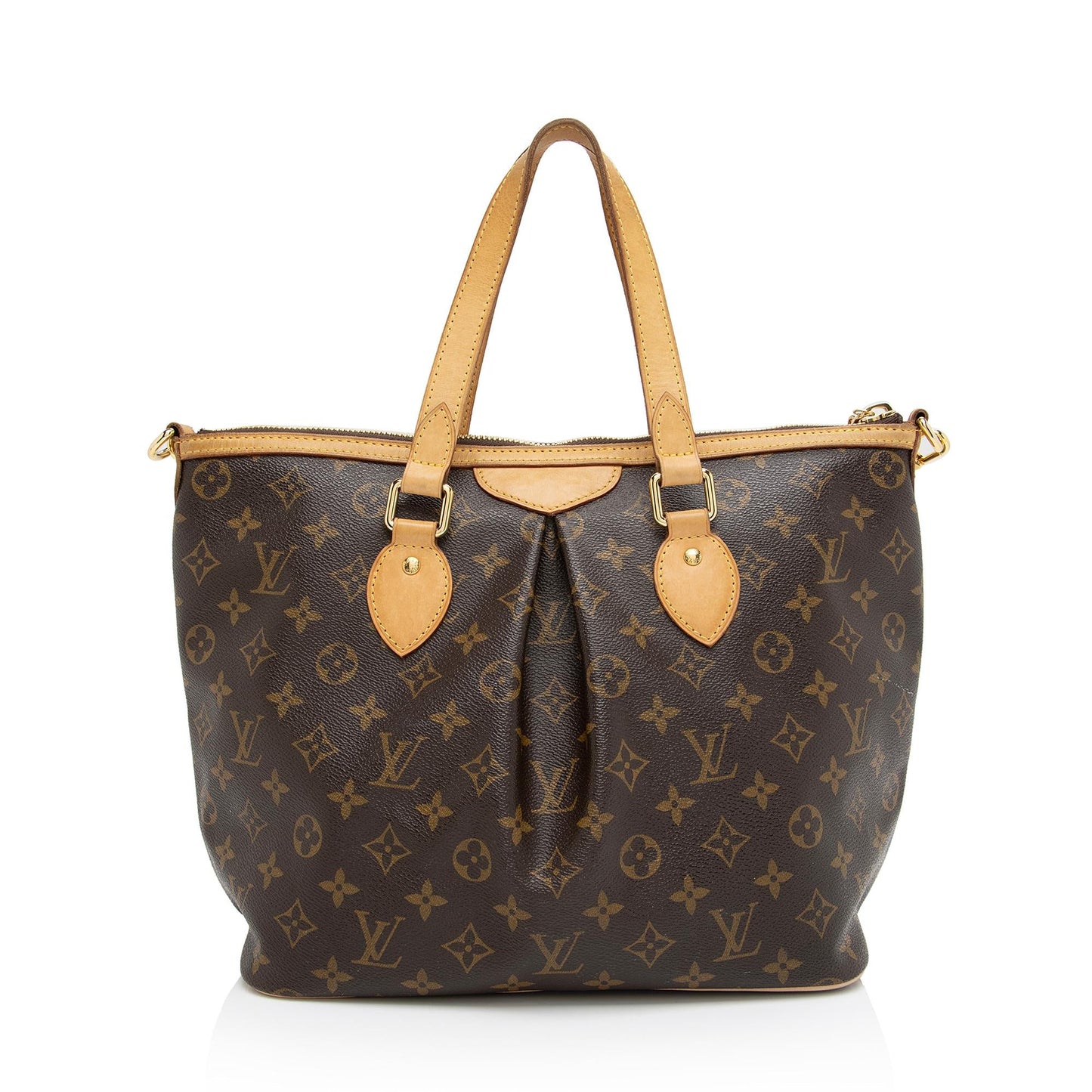Louis Vuitton Monogram Canvas Palermo PM Tote (SHF-7STe5d)