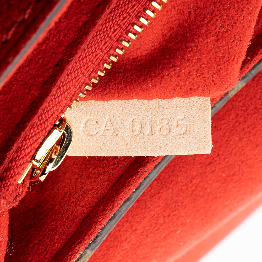 Louis Vuitton Monogram Canvas Pallas Chain Shoulder Bag (SHF-19648)