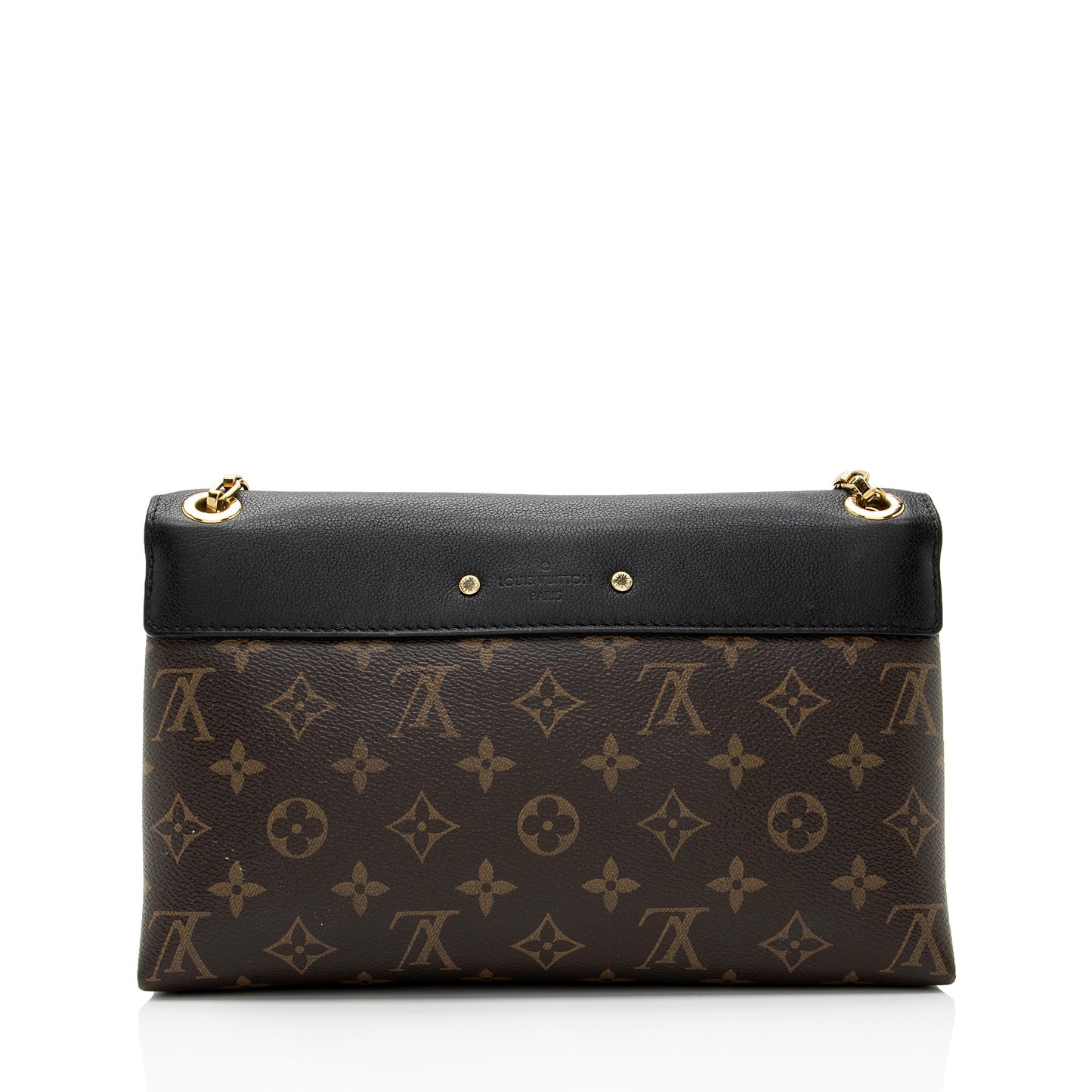 Louis Vuitton Monogram Canvas Pallas Chain Shoulder Bag (SHF-6axUqc)