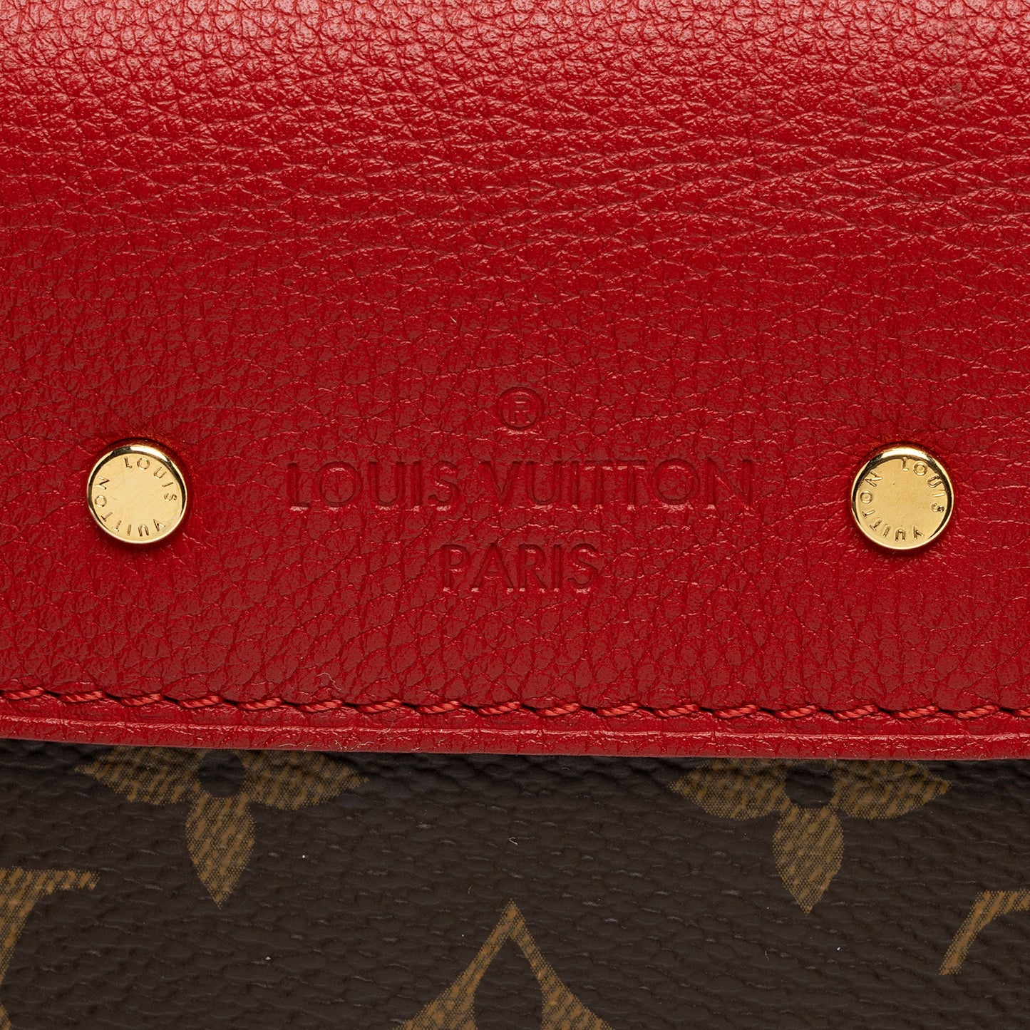 Louis Vuitton Monogram Canvas Pallas Chain Shoulder Bag (SHF-kEYMMI)