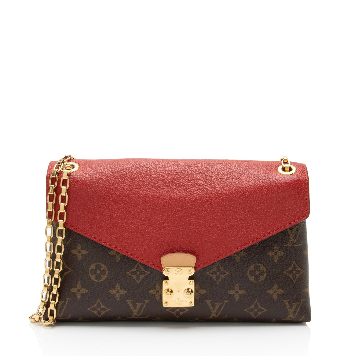 Louis Vuitton Monogram Canvas Pallas Chain Shoulder Bag