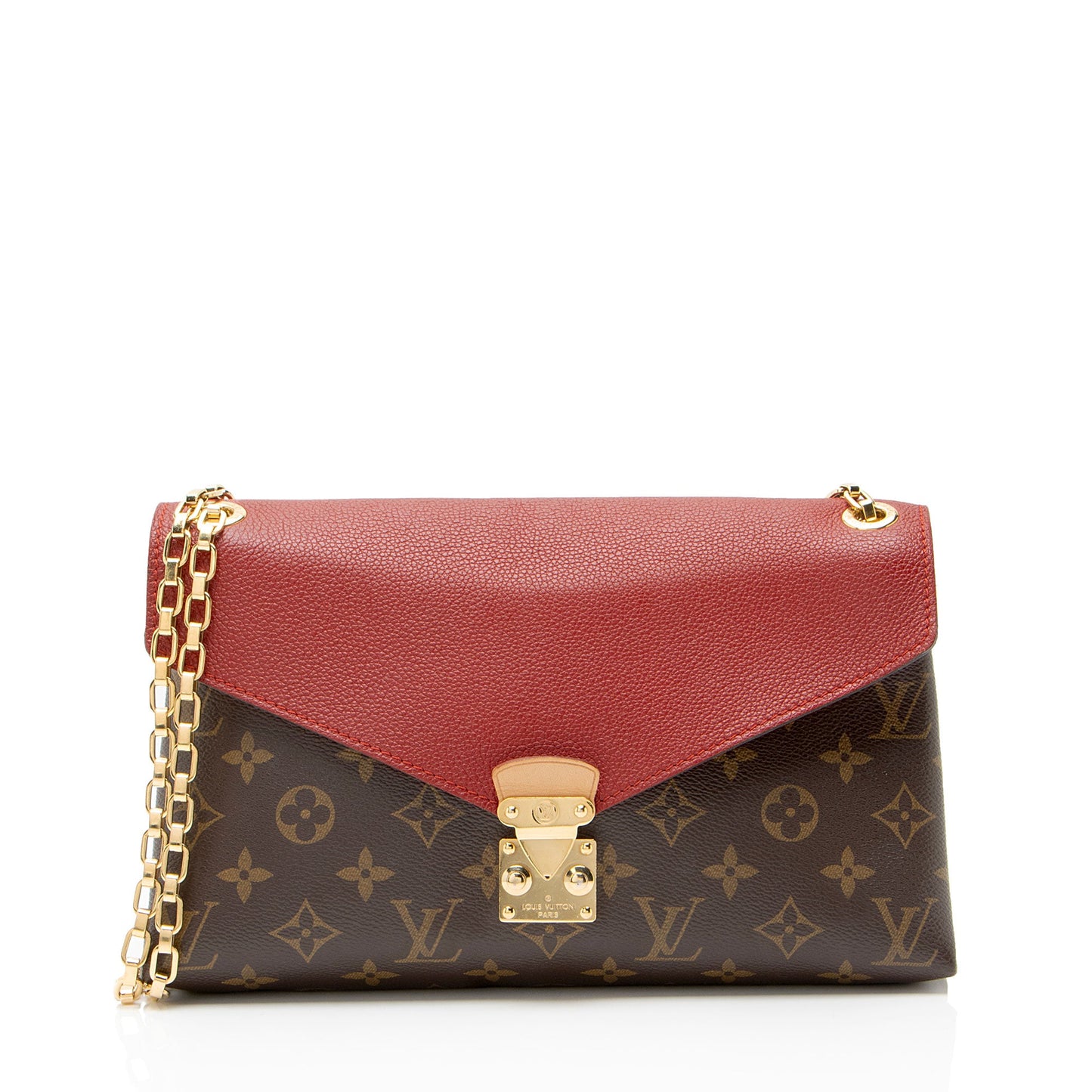 Louis Vuitton Monogram Canvas Pallas Chain Shoulder Bag