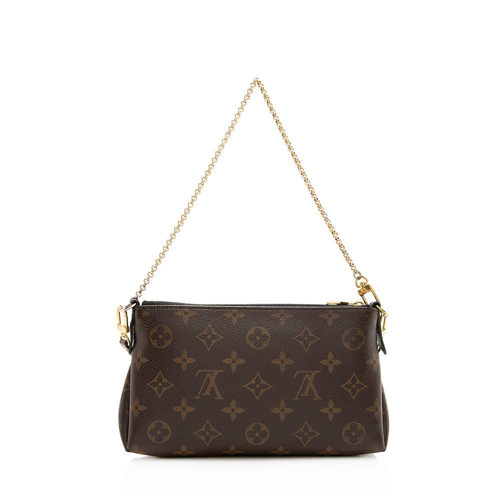Louis Vuitton Monogram Canvas Pallas Clutch -  (SHF-20535)