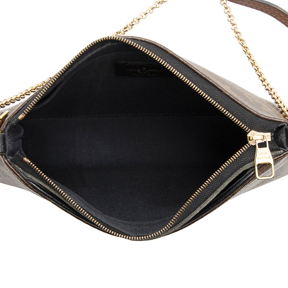 Louis Vuitton Monogram Canvas Pallas Clutch -  (SHF-20535)