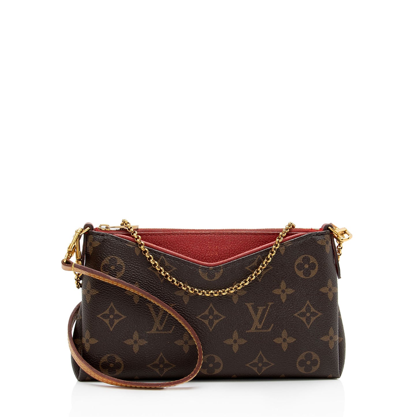 Louis Vuitton Monogram Canvas Pallas Clutch -  (SHF-OgqvvG)
