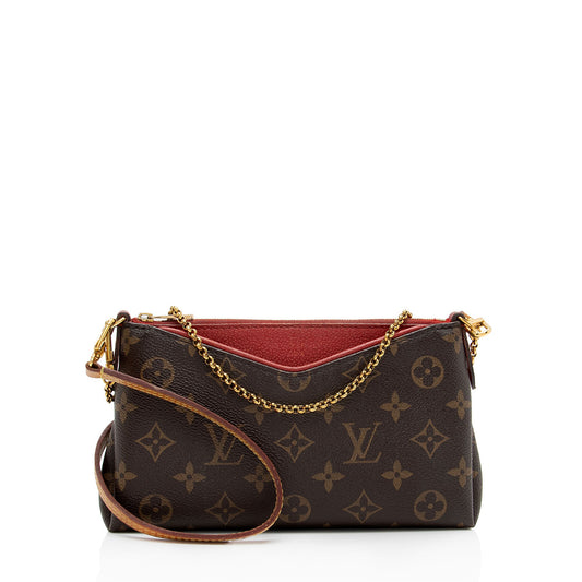 Louis Vuitton Monogram Canvas Pallas Clutch -  (SHF-OgqvvG)