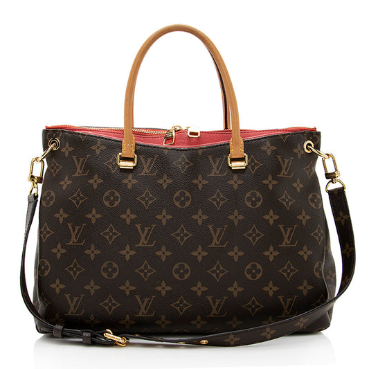Louis Vuitton Monogram Canvas Pallas Satchel -  (SHF-19061)