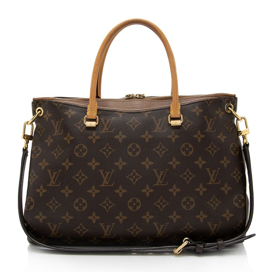 Louis Vuitton Monogram Canvas Pallas Satchel (SHF-fXzYBn)