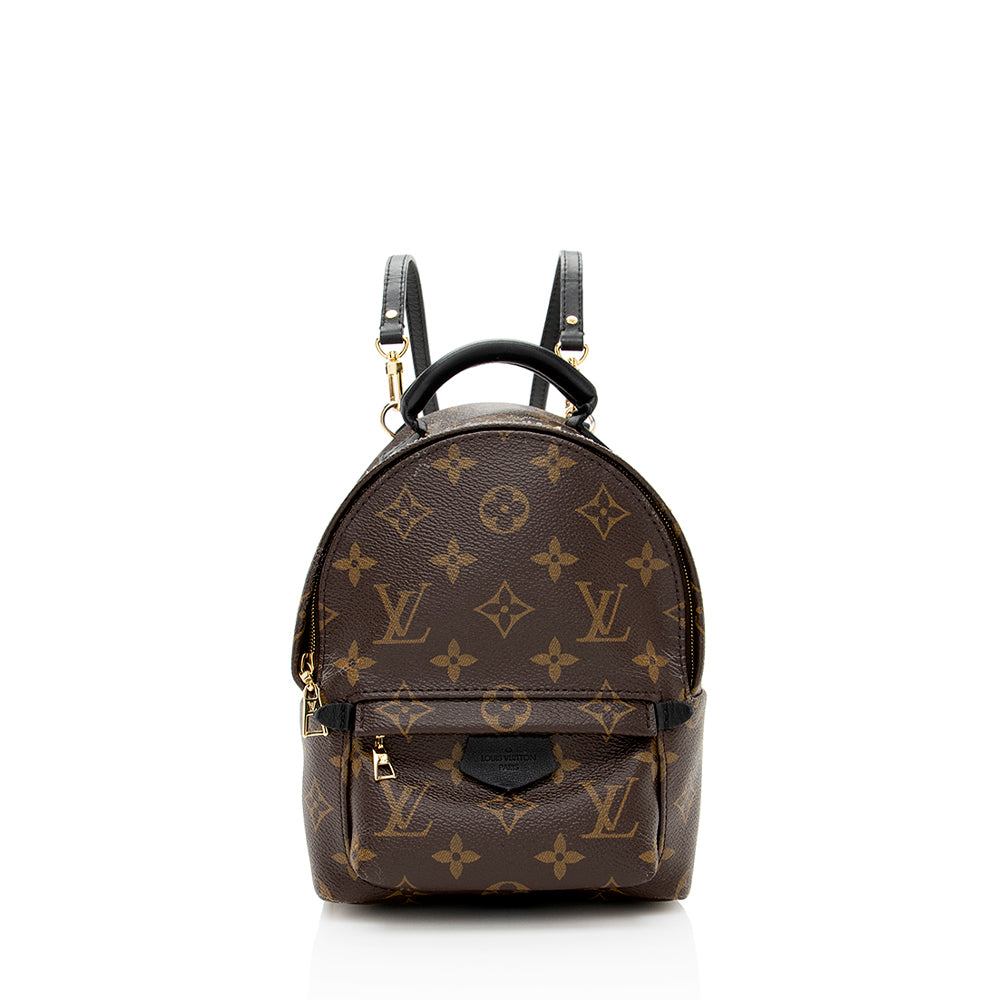 Louis Vuitton Monogram Canvas Palm Springs Mini Backpack -  (SHF-19831)