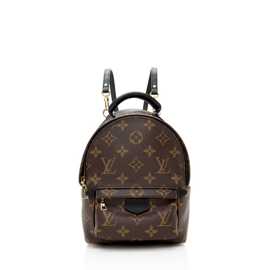 Louis Vuitton Monogram Canvas Palm Springs Mini Backpack -  (SHF-19831)