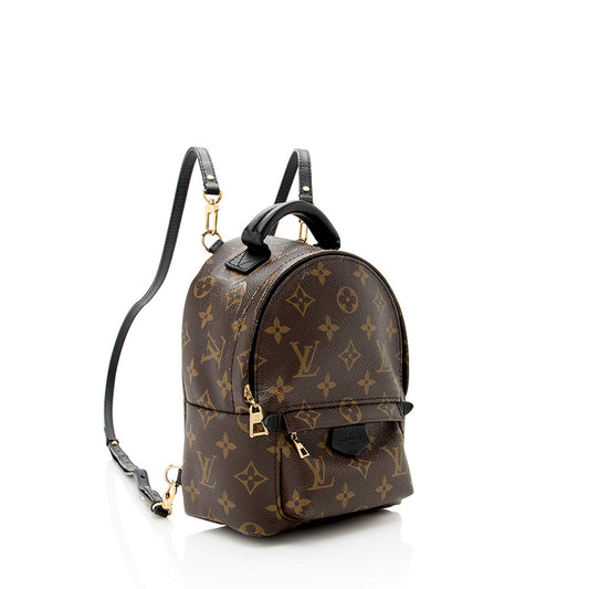 Louis Vuitton Monogram Canvas Palm Springs Mini Backpack -  (SHF-19831)