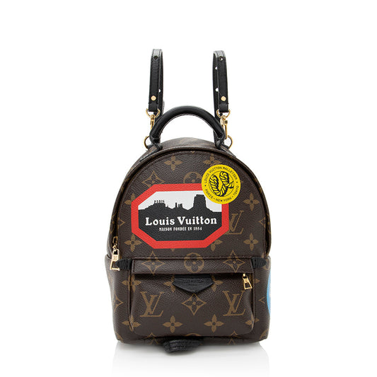 Louis Vuitton Monogram Canvas Palm Springs Mini Backpack -  (SHF-21047)