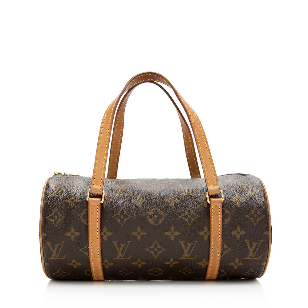 Louis Vuitton Monogram Canvas Papillon 26 Satchel (SHF-19863)