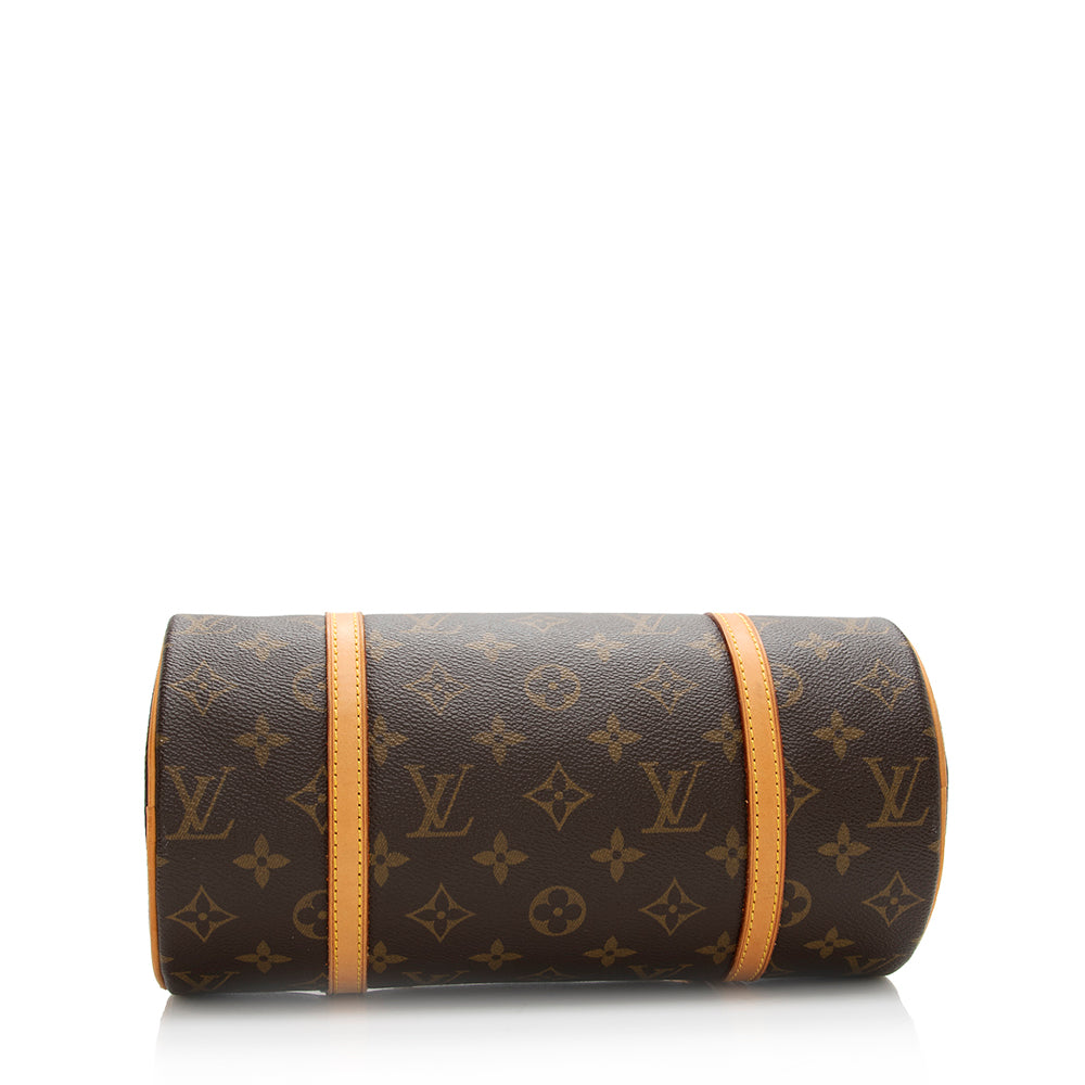 Louis Vuitton Monogram Canvas Papillon 26 Satchel (SHF-20446)