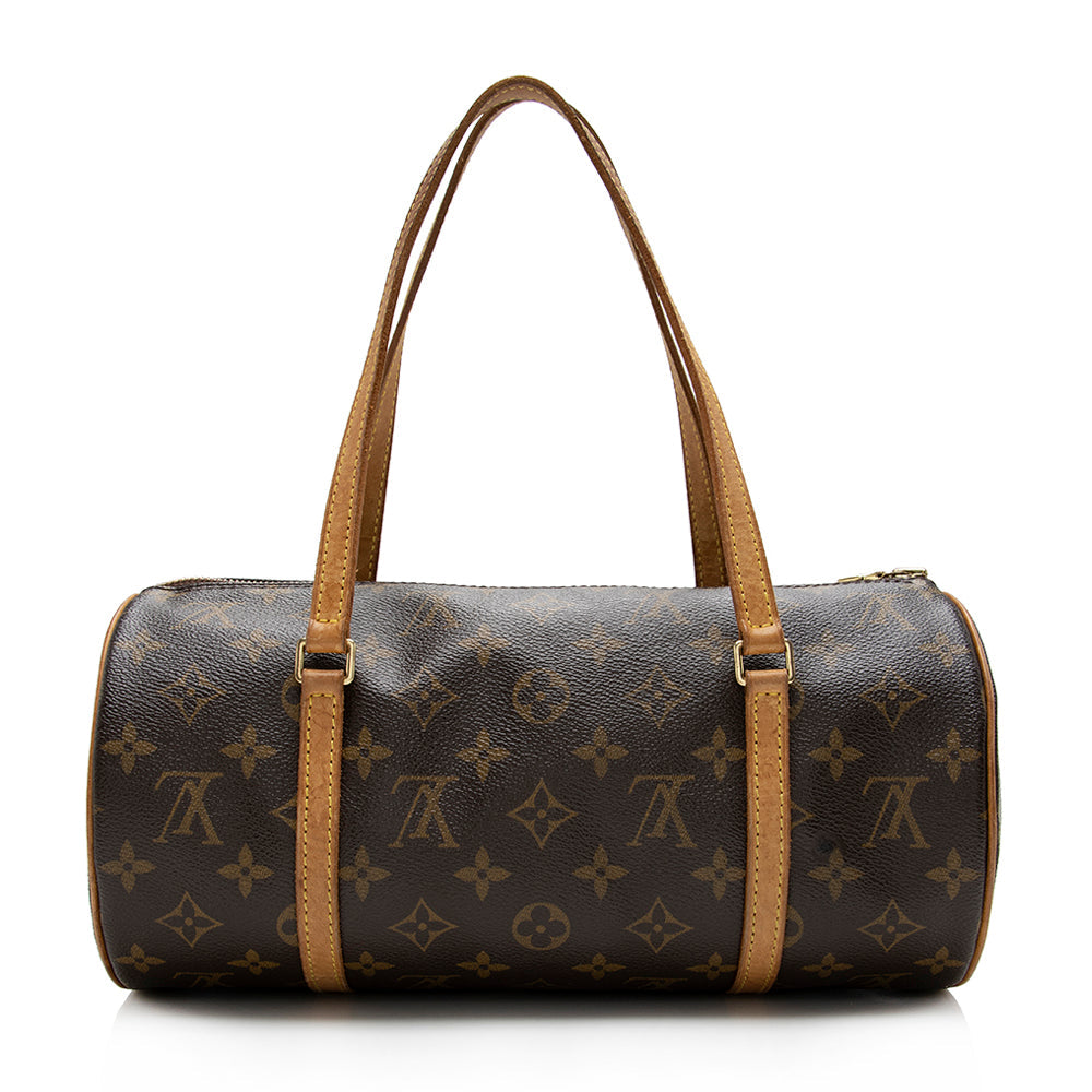 Louis Vuitton Monogram Canvas Papillon 30 Satchel -  (SHF-17451)