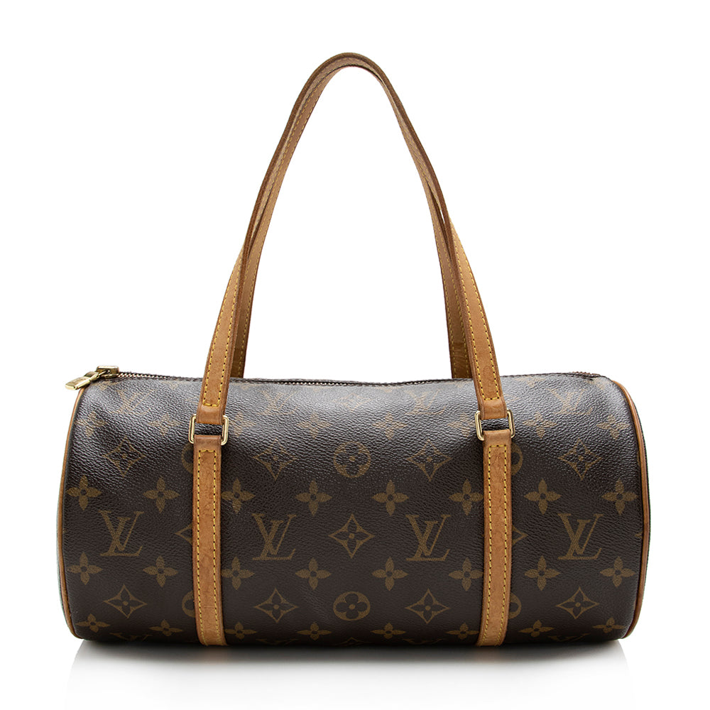 Louis Vuitton Monogram Canvas Papillon 30 Satchel -  (SHF-17451)