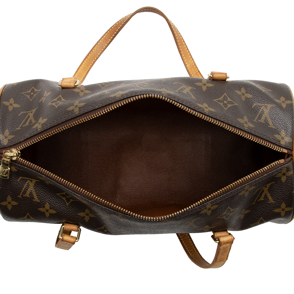 Louis Vuitton Monogram Canvas Papillon 30 Satchel -  (SHF-17451)