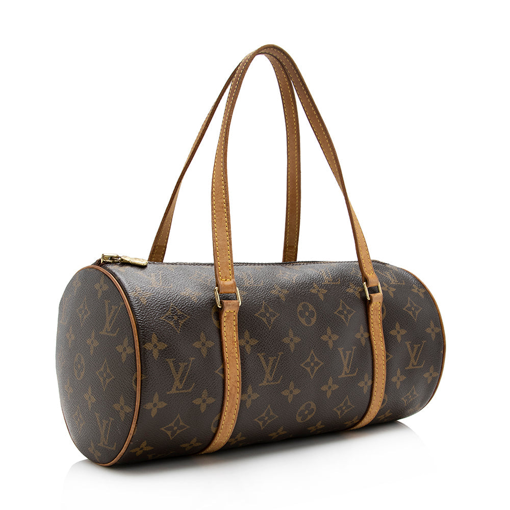 Louis Vuitton Monogram Canvas Papillon 30 Satchel -  (SHF-17451)