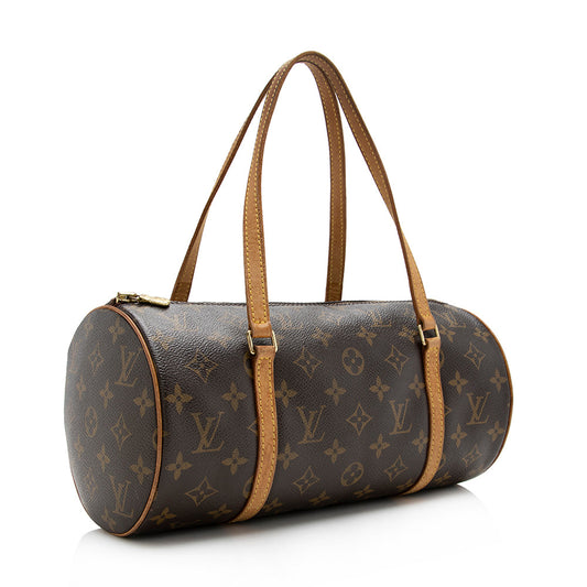 Louis Vuitton Monogram Canvas Papillon 30 Satchel -  (SHF-17451)