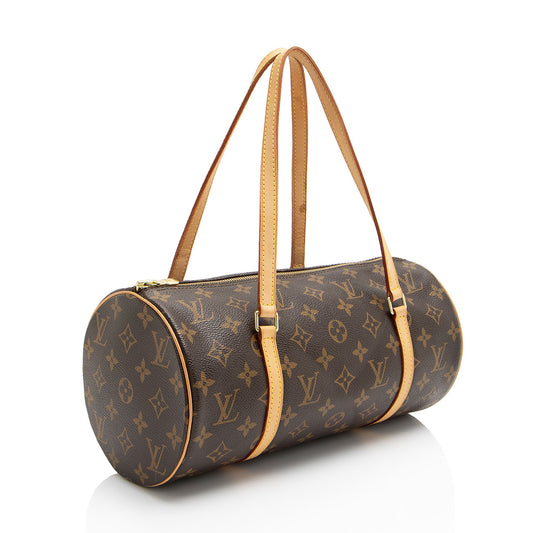 Louis Vuitton Monogram Canvas Papillon 30 Satchel