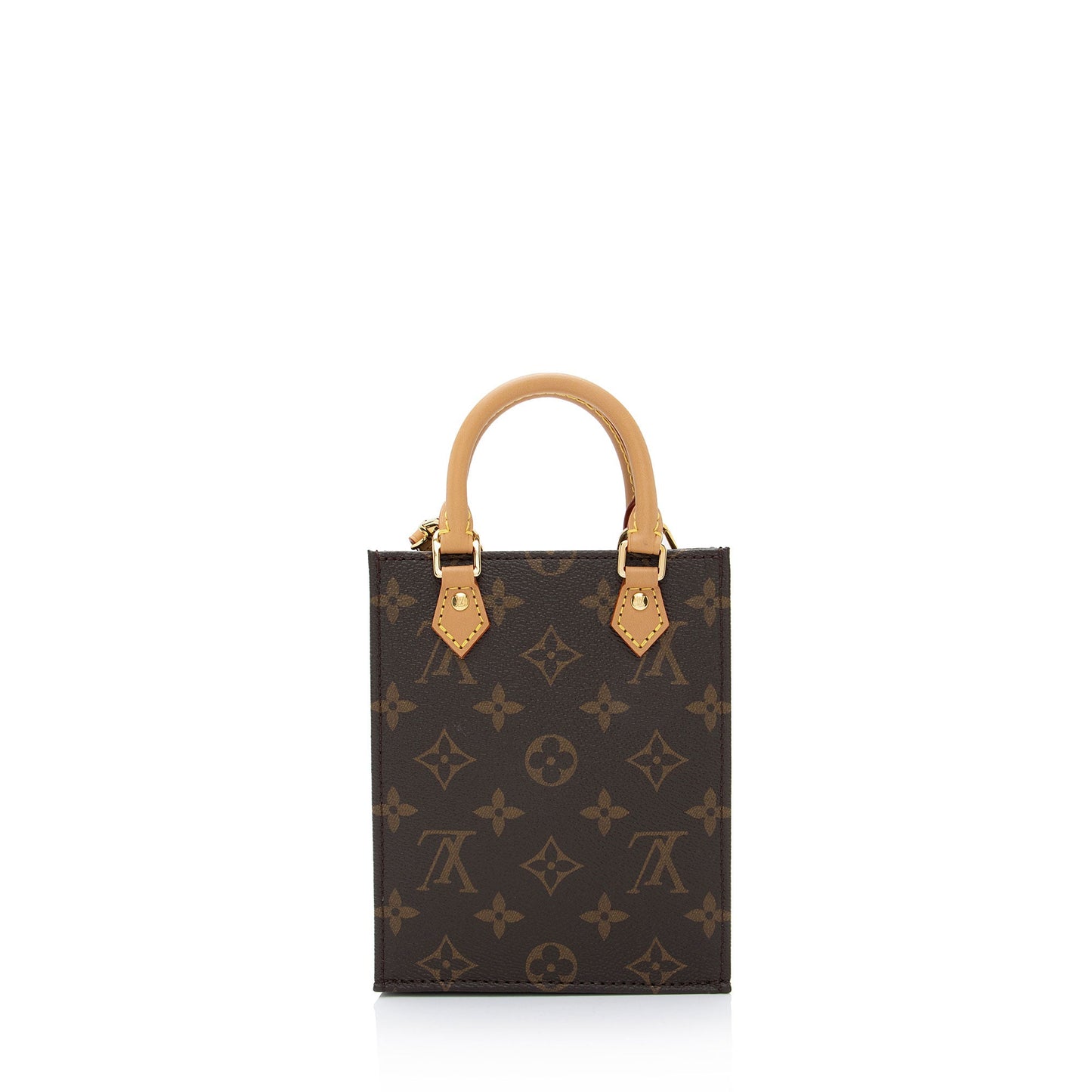 Louis Vuitton Monogram Canvas Petit Sac Plat Shoulder Bag (SHF-Vkwlcf)