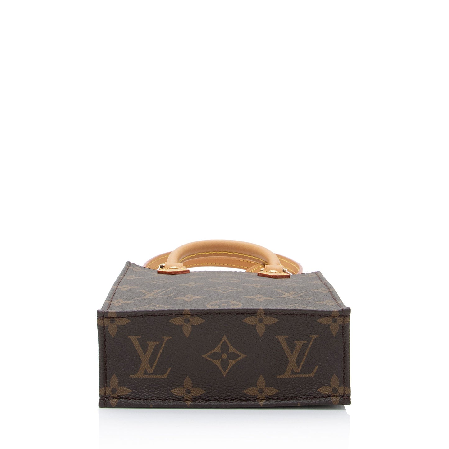 Louis Vuitton Monogram Canvas Petit Sac Plat Shoulder Bag (SHF-Vkwlcf)