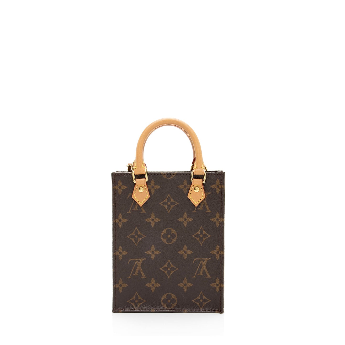 Louis Vuitton Monogram Canvas Petit Sac Plat Shoulder Bag (SHF-XKuDno)