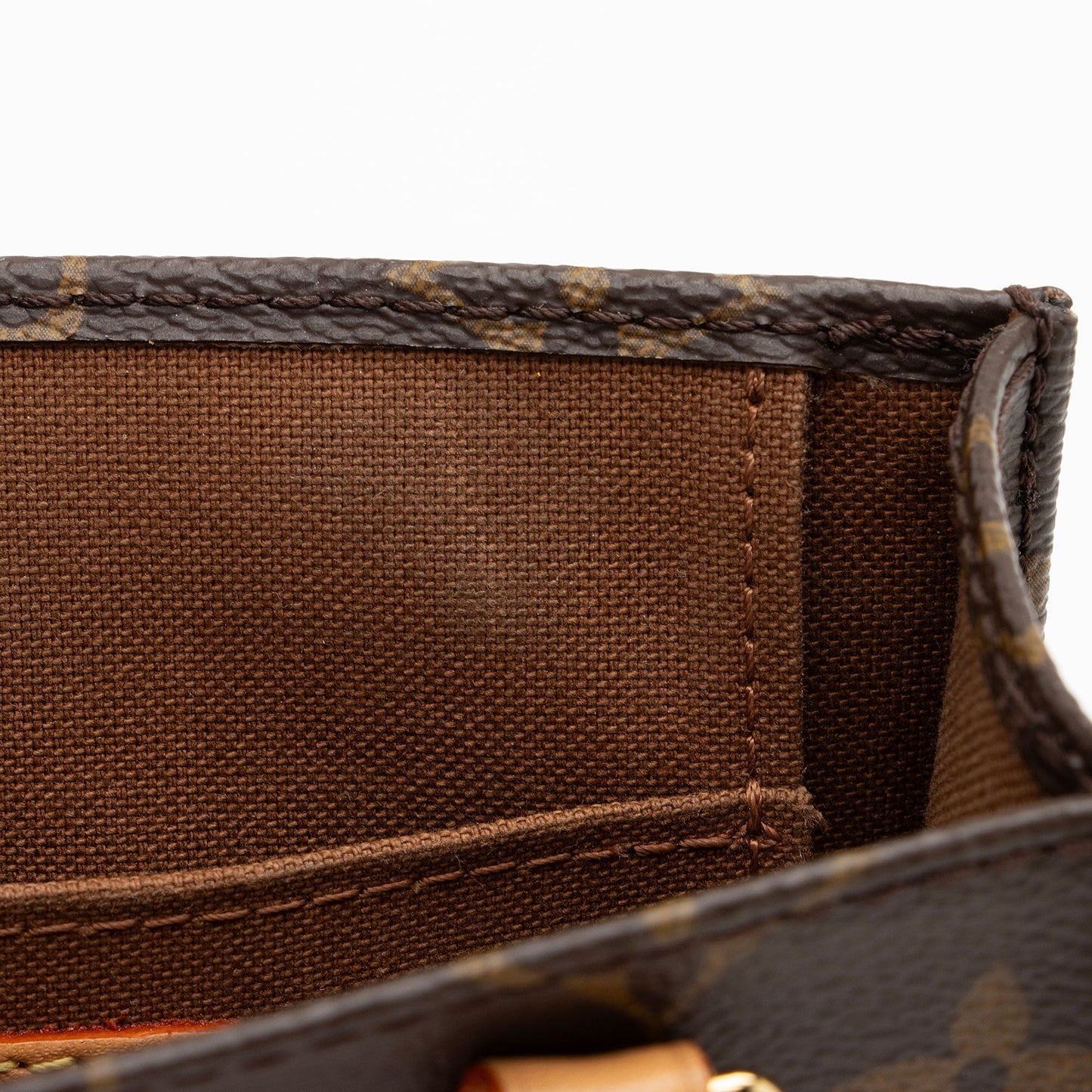 Louis Vuitton Monogram Canvas Petit Sac Plat Shoulder Bag (SHF-XKuDno)
