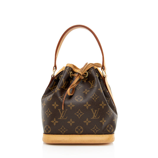 Louis Vuitton Monogram Canvas Petite Noe Shoulder Bag (SHF-18825)