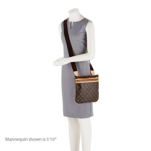 Louis Vuitton Monogram Canvas Pochette Bosphore Messenger Bag (SHF-19487)