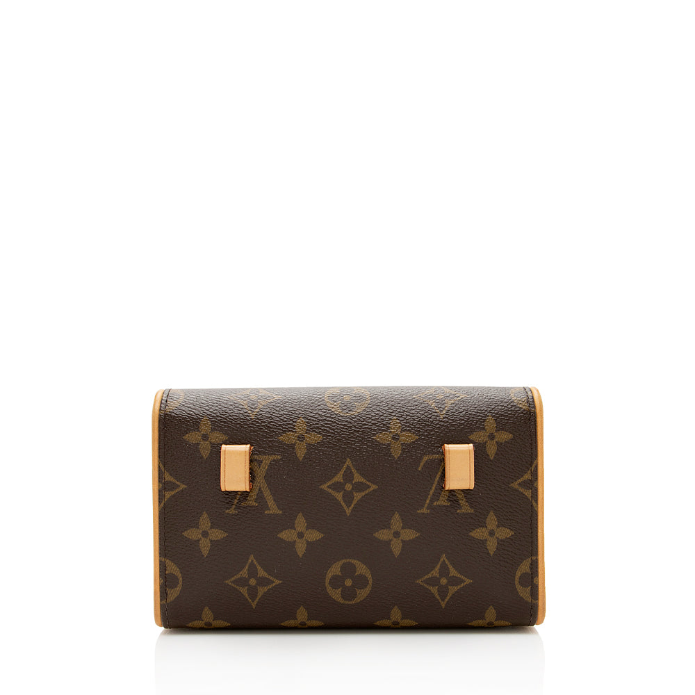 Louis Vuitton Monogram Canvas Pochette Florentine Small Belt Bag -  (SHF-18586)