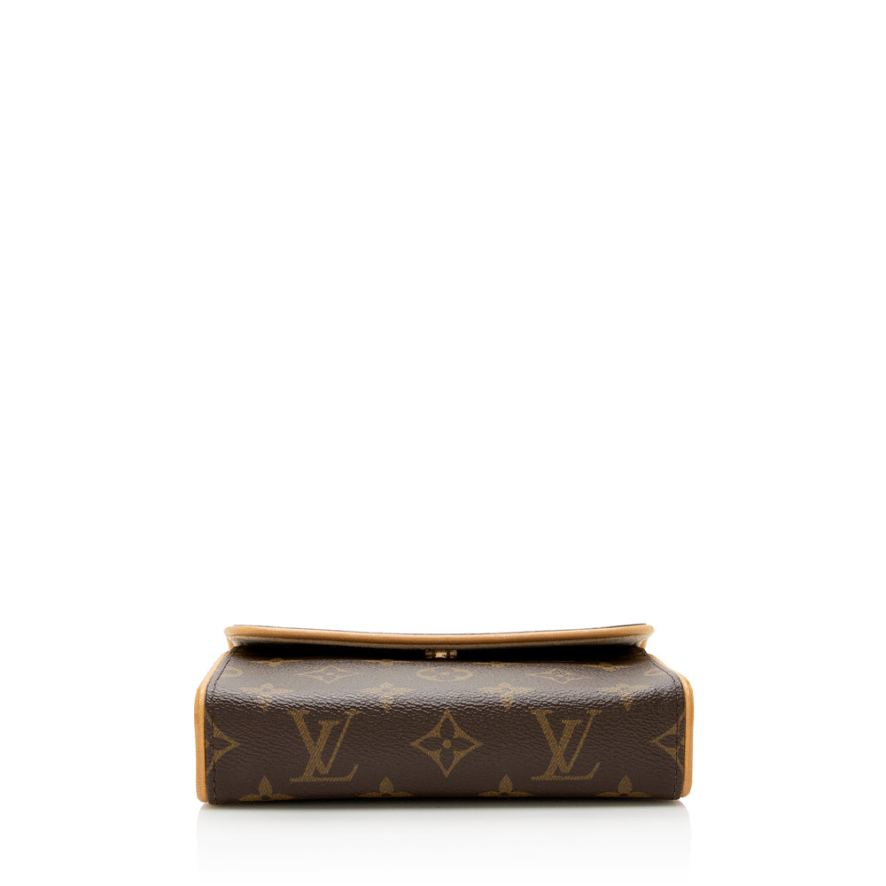 Louis Vuitton Monogram Canvas Pochette Florentine Small Belt Bag -  (SHF-18586)